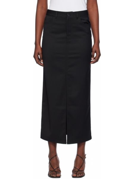 Длинная юбка с карманами Filippa K черная
