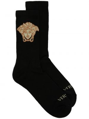 Čarape Versace crna