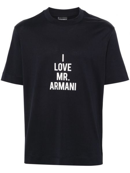 T-shirt Emporio Armani blå