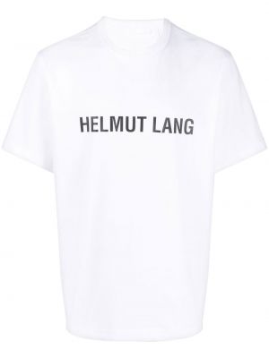 Памучна тениска с принт Helmut Lang