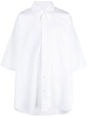 Памучна риза Mm6 Maison Margiela бяло