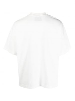 Raštuotas medvilninis marškinėliai Bonsai balta