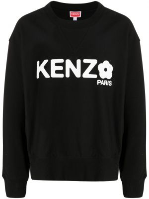 Sweatshirt mit print mit rundem ausschnitt Kenzo schwarz