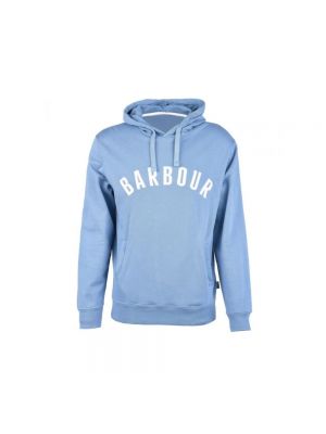 Hoodie Barbour blau