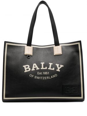 Trykt shoppingbag Bally svart