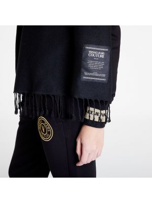 Μονόχρωμος κασκόλ Versace Jeans Couture μαύρο