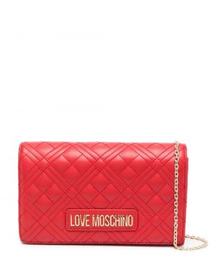 Kjedeposer Love Moschino rød