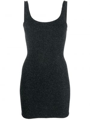 Mini šaty bez rukávov Mc2 Saint Barth čierna
