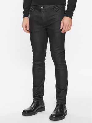 Czarne jeansy skinny Karl Lagerfeld