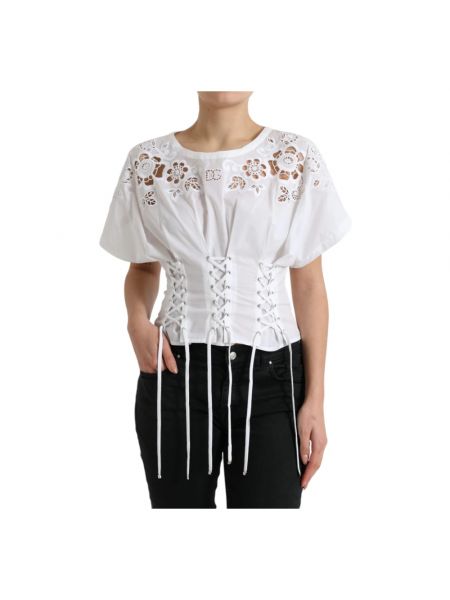 Bluzka Dolce And Gabbana biała