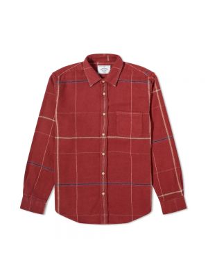 Flanell hemd Portuguese Flannel rot