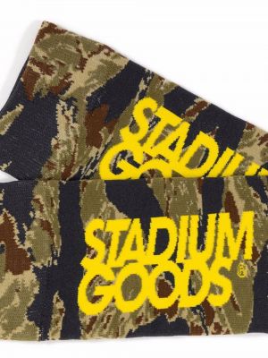 Kojines su tigro raštu Stadium Goods® žalia