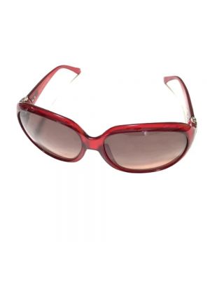 Okulary przeciwsłoneczne Gucci Vintage czerwone