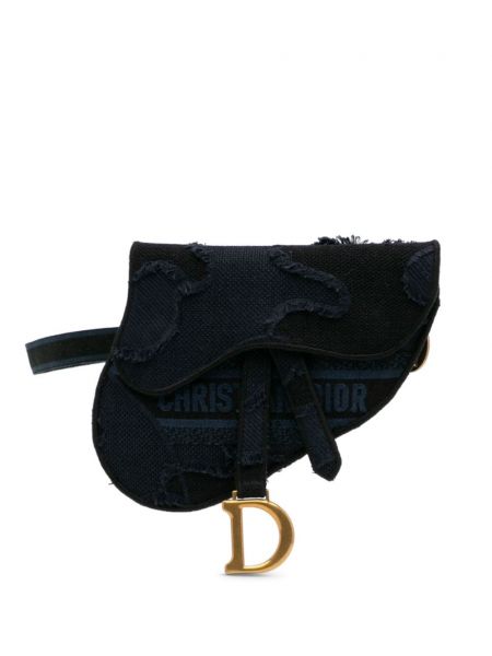 Maskáčový pásek Christian Dior Pre-owned modrý