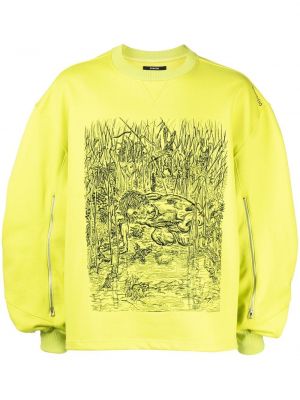 Sweatshirt aus baumwoll Songzio grün