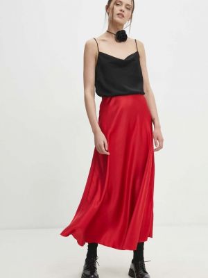 Midi sukně Answear Lab červené