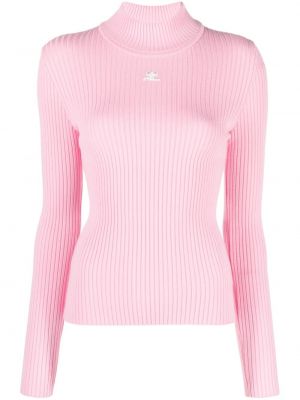 Пуловер Courreges розово