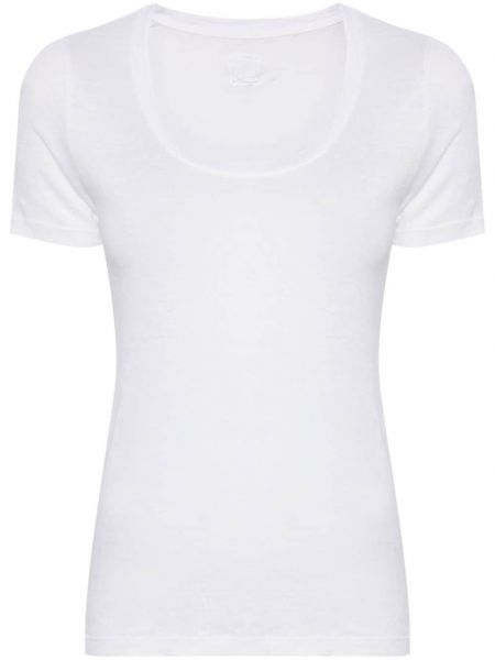 Rund hals t-shirt 120% Lino hvid