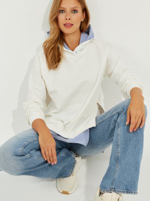 Bluza z kapturem Cool & Sexy biała