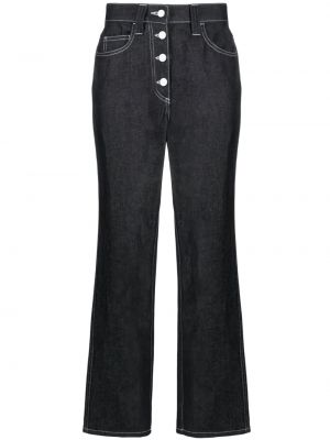 Bootcut jeans mit geknöpfter ausgestellt Sunnei schwarz