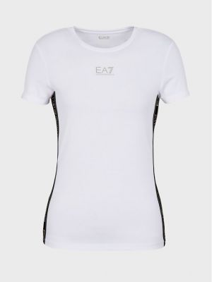 Priliehavé tričko Ea7 Emporio Armani biela