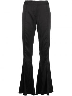 Pantaloni cu talie joasă Acne Studios negru