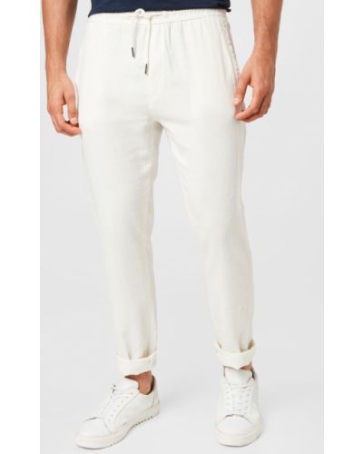 Pantaloni !solid alb