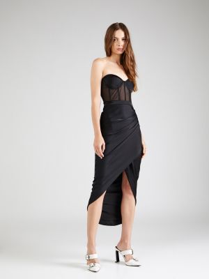 Κοκτέιλ φόρεμα Misspap μαύρο