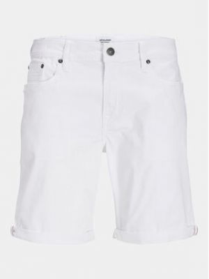 Shorts en jean Jack&jones blanc