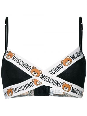 Trekant bh Moschino svart