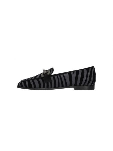 Wildleder loafers mit print mit zebra-muster Pedro Miralles