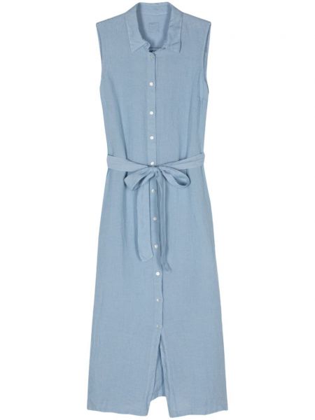 Λινή φόρεμα σε στυλ πουκάμισο 120% Lino