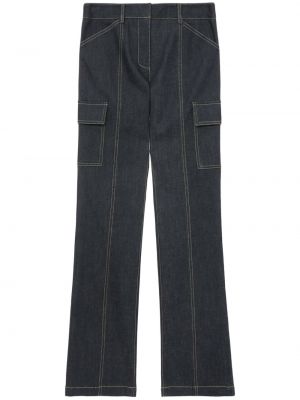 Pantalon cargo avec poches Lvir bleu