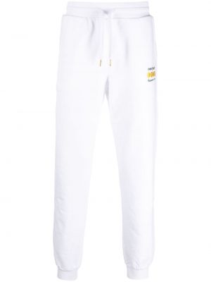 Spodnie sportowe bawełniane Casablanca białe