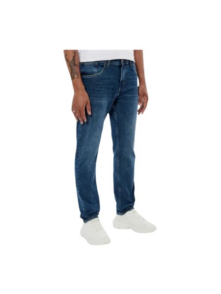 Niebieskie jeansy skinny slim fit Kaporal