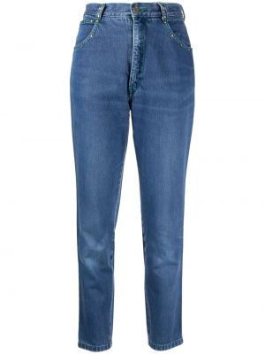 Jeans a vita alta Saint Laurent Pre-owned blu