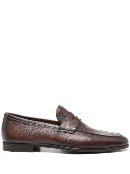 Læder loafers Magnanni brun