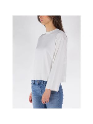 Suéter de cuello redondo Armani Exchange blanco