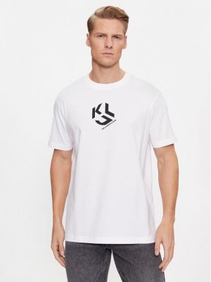 Koszulka Karl Lagerfeld Jeans biała
