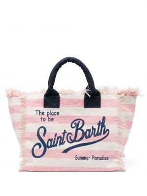 Плажна чанта с принт Mc2 Saint Barth