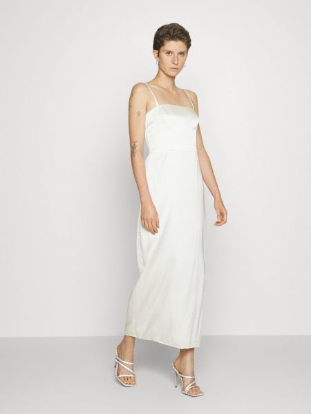 Sukienka wieczorowa Abercrombie & Fitch biała
