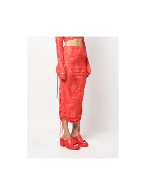 Falda larga Cannari Concept rojo