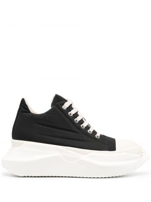 Blonder abstrakt trykk snøring sneakers Rick Owens Drkshdw svart