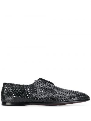 Pantofi brogue împletite Dolce & Gabbana negru