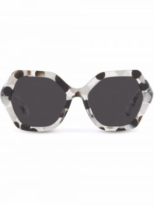 Lunettes de soleil à pois Dolce & Gabbana Eyewear gris