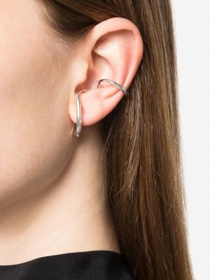 Boucles d'oreilles Charlotte Chesnais argenté
