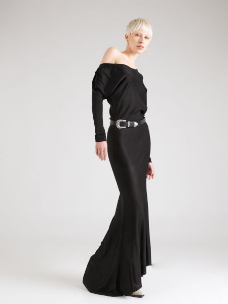 Πλεκτή φόρεμα Karen Millen μαύρο