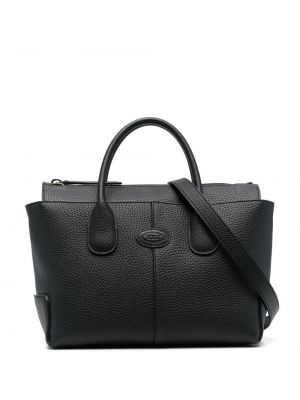 Læder shopping bag Tod's sort