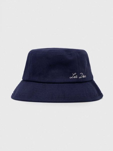 Pălărie din bumbac Les Deux albastru