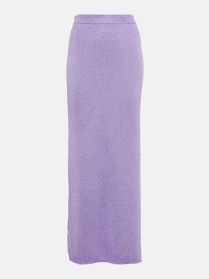 Falda larga de punto Dodo Bar Or violeta